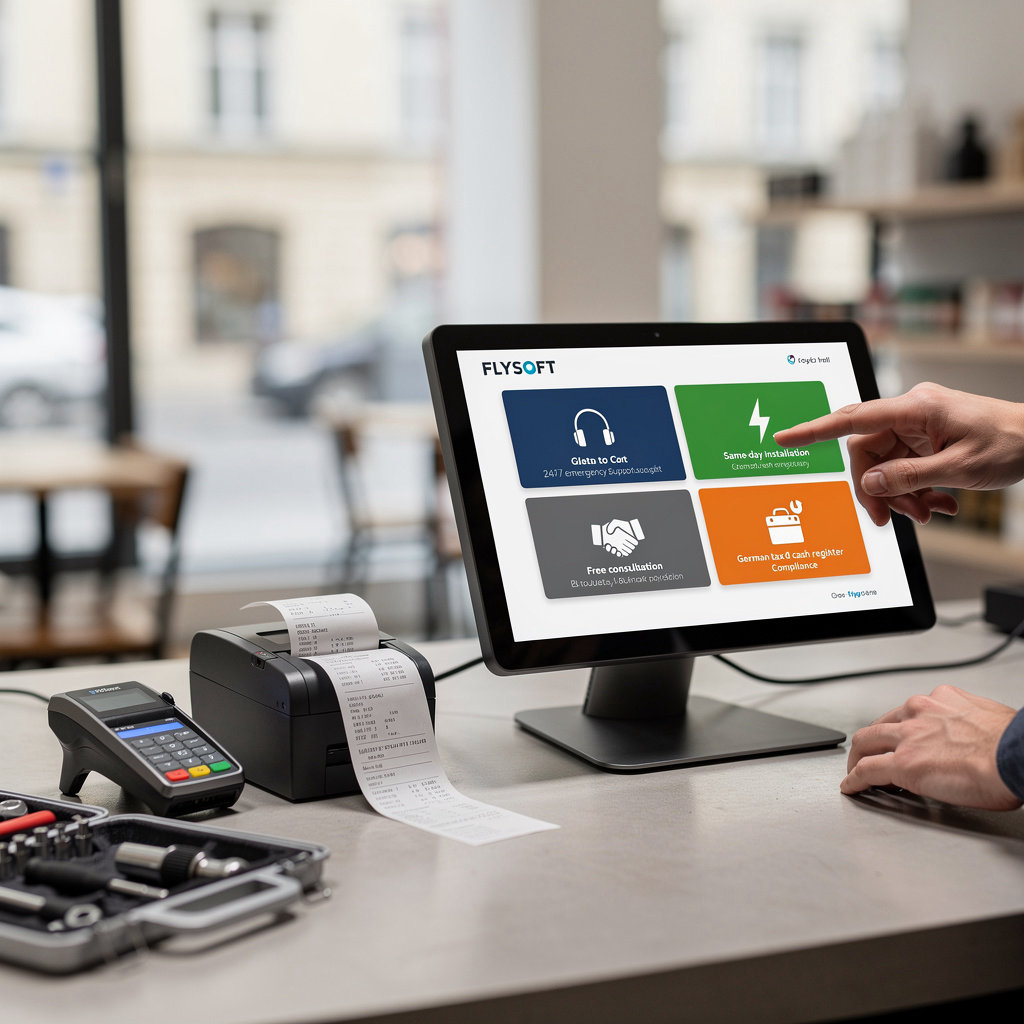 Flysoft professional team providing expert POS system consultation and setup services
